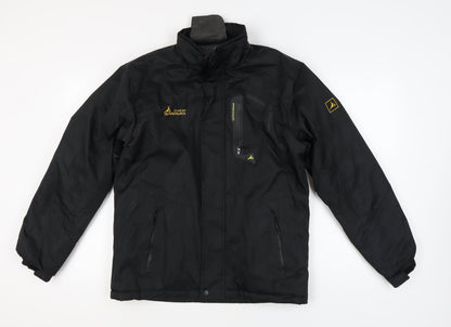 Mens UK Size L Outdoorjack Black Anorak Coat