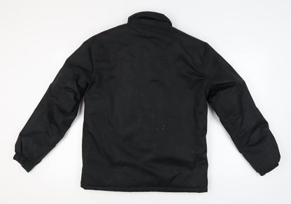Mens UK Size L Outdoorjack Black Anorak Coat