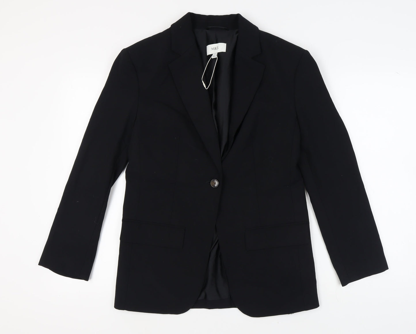 Marks and Spencer Women's Black Blazer Size 8