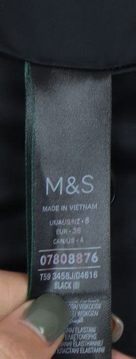 Marks and Spencer Women's Black Blazer Size 8