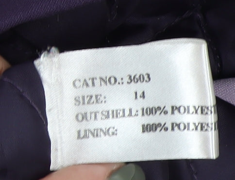 Womens UK Size 14 Finesse Purple