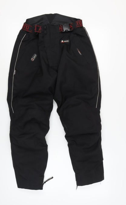 Akito Men's Black Waterproof Snow Pants 2XS