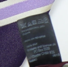 Marks and Spencer Men’s Purple Striped Silk Tie