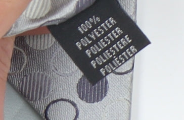 Jacques Estier Men's Grey Polka Dot Tie