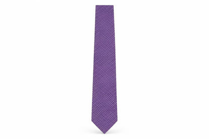 Mens NEXT Purple Geometric 100% Designer Tie