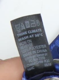 Marks & Spencer Men's Blue Floral Polyester Tie