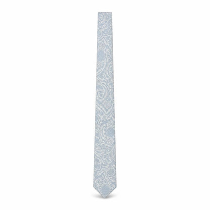 Mens TieRack Blue Paisley 100% Polyester Slim Tie