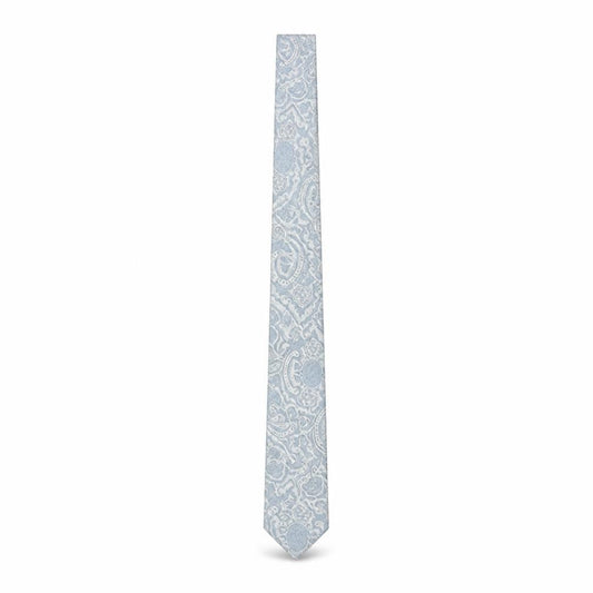 Mens TieRack Blue Paisley 100% Polyester Slim Tie
