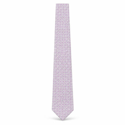 Mens Thomas Nash Purple Geometric 100%  Tie