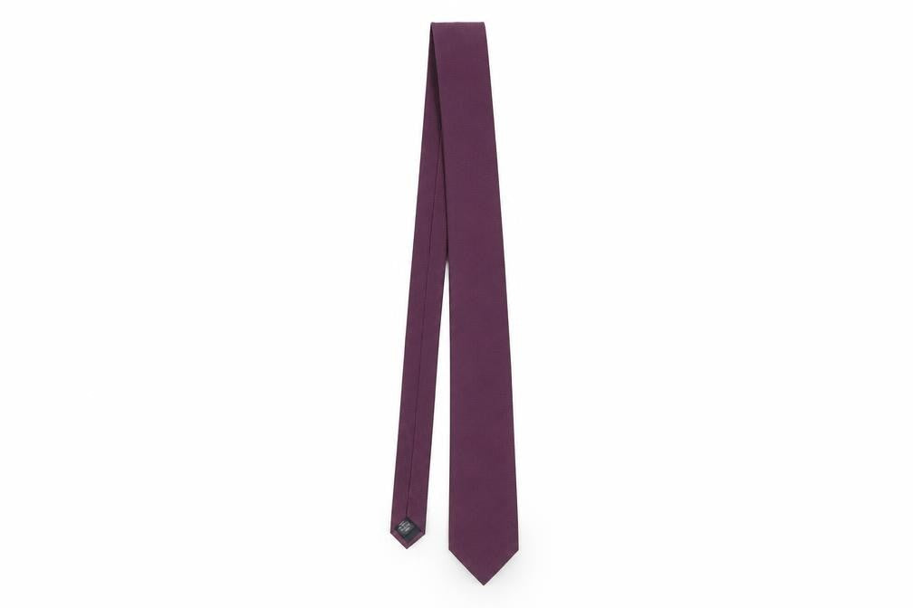 Mens Thomas Nash Purple Geometric 100% Polyester  Tie