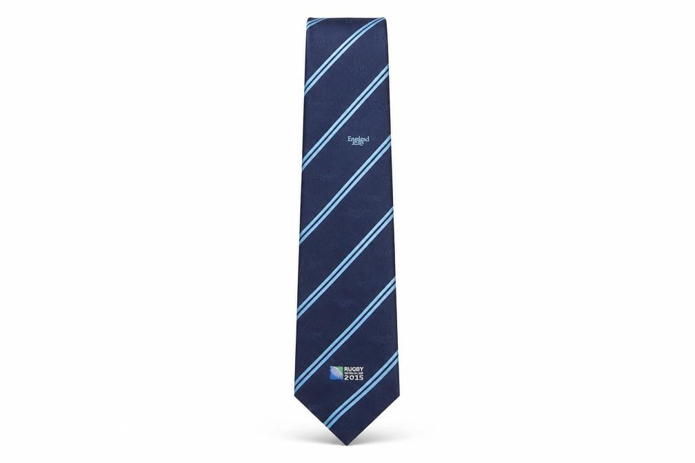 Mens Marks and Spencer Blue Striped 100% Silk  Tie