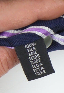 Mens Berwin & Berwin Blue Striped 100% Silk  Tie