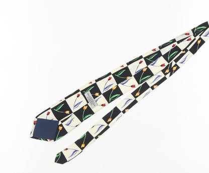 Woods & Gray Men's Silk Floral Tie, Multicoloured, One Size