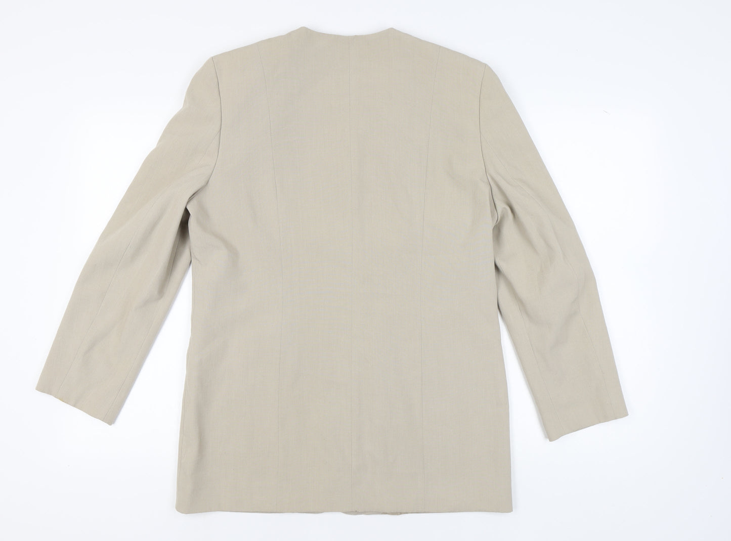 Brantwix Women’s Beige Five-Button Jacket Size 12