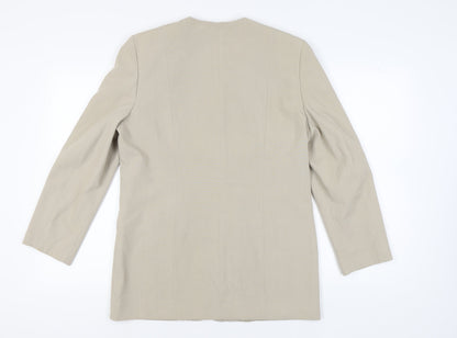 Brantwix Women’s Beige Five-Button Jacket Size 12