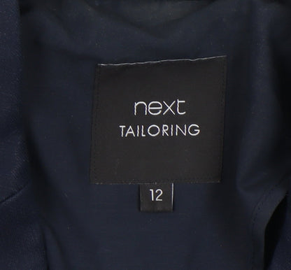 Next Women's Blue Blazer, Size 12, Single-Breasted
