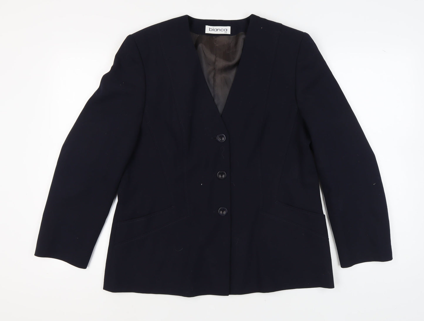Womens UK Size 16 Bianca Regular Black Blazer