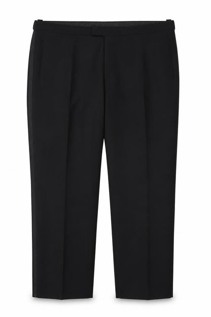 Mens UK Size 50R Skopes Classic Fit Formal Eveningwear Black Trousers