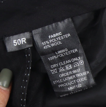 Skopes Men's Classic Black Trousers 50R