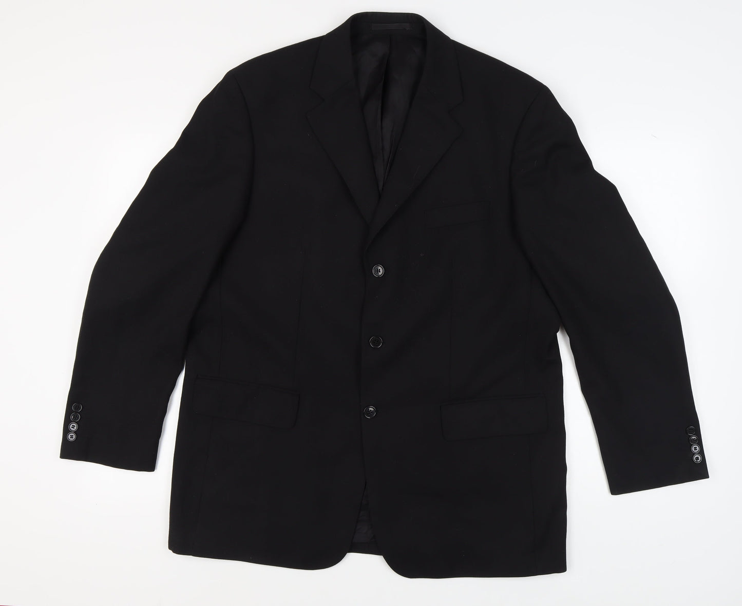 Mens UK Size 44 Daniel Grahame Regular Black Suit Jacket