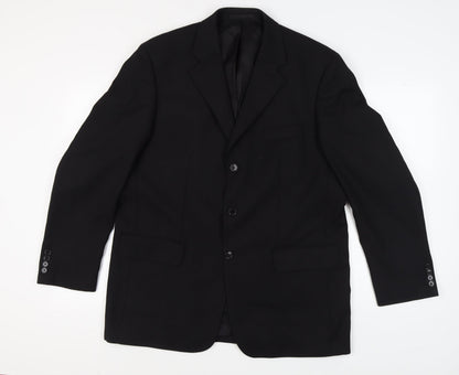 Mens UK Size 44 Daniel Grahame Regular Black Suit Jacket