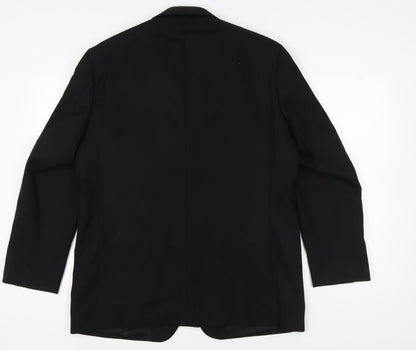 Mens UK Size 44 Daniel Grahame Regular Black Suit Jacket