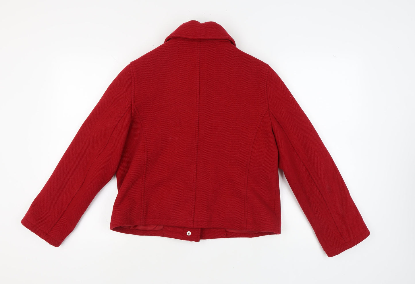 Edeis Women's Red Toggle Coat Size 16