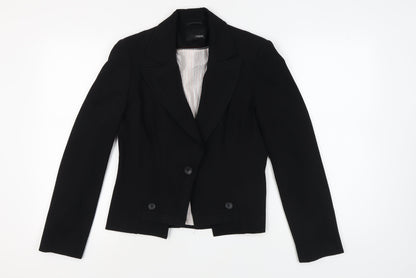 Next Women's Black Blazer, Size 12, Lined, Two-Button