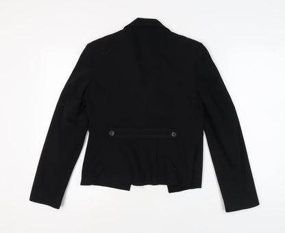 Next Women's Black Blazer, Size 12, Lined, Two-Button