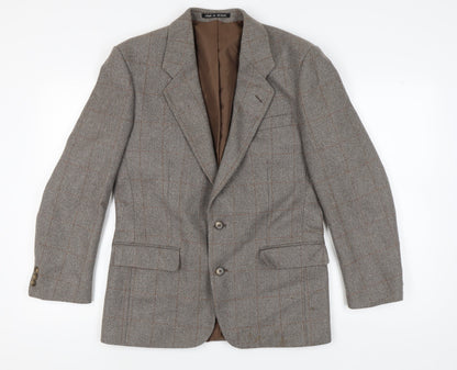 Mens UK Size 40 Greenwoods Regular Grey Suit Jacket