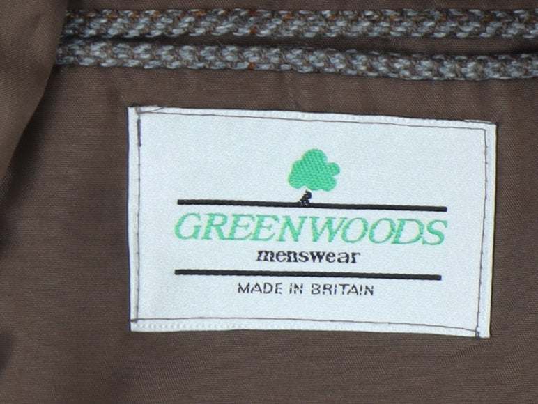 Mens UK Size 40 Greenwoods Regular Grey Suit Jacket
