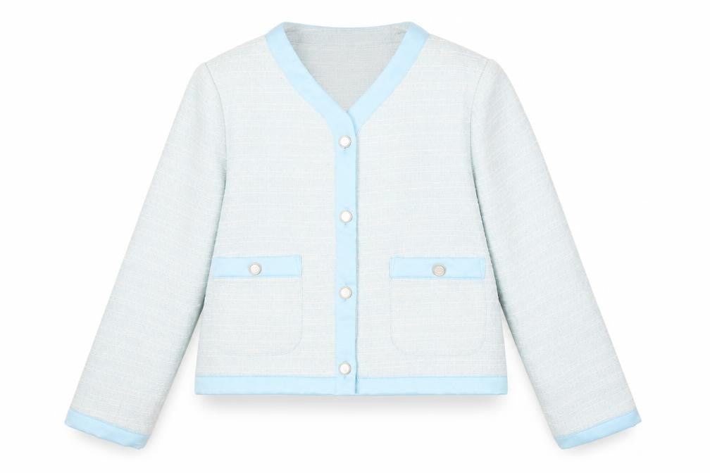 Womens UK Size M Capsule Regular Blue Suit Jacket