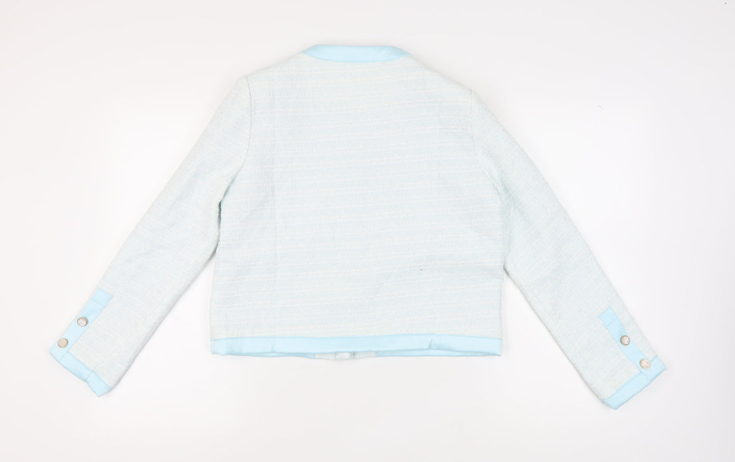 Capsule Women's Blue Suit Jacket M, Bouclé, Casual