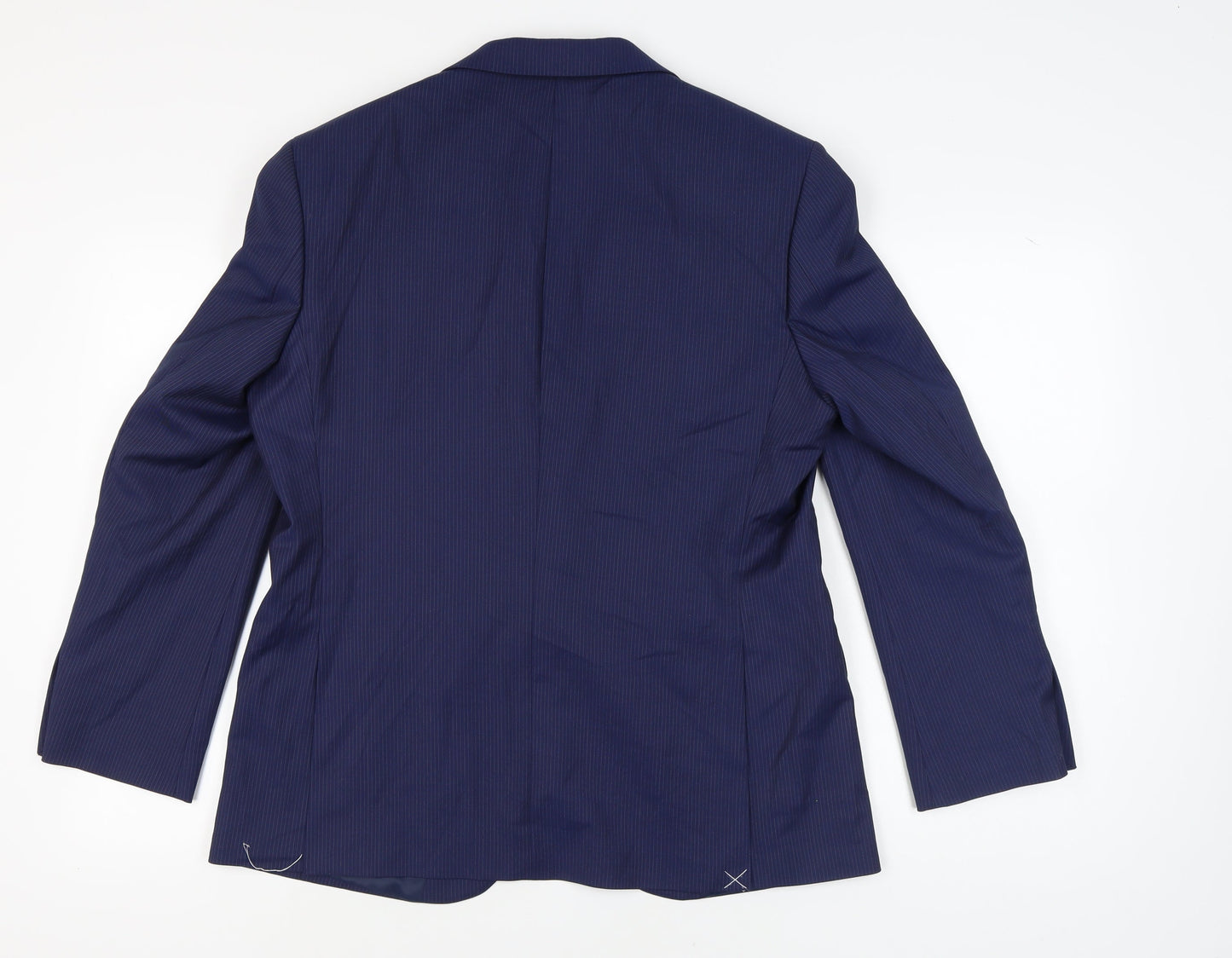 Mens UK Size 40 Marks and Spencer Regular Blue Suit Jacket