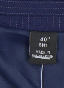 Mens UK Size 40 Marks and Spencer Regular Blue Suit Jacket