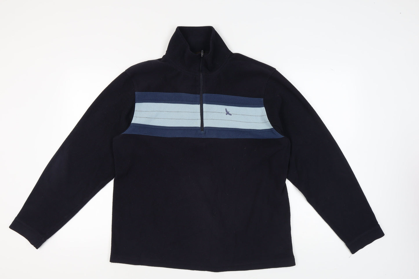 Mens UK Size XL Hawkshead Black 1/2 Zip Sweatshirt