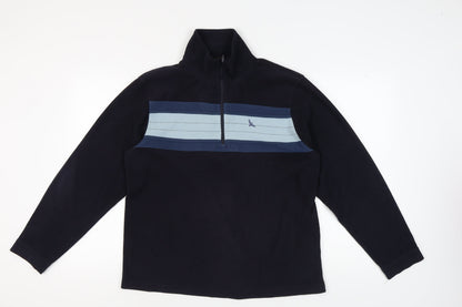 Mens UK Size XL Hawkshead Black 1/2 Zip Sweatshirt