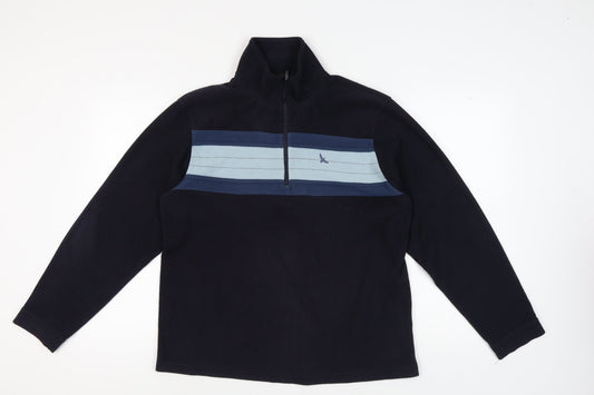 Mens UK Size XL Hawkshead Black 1/2 Zip Sweatshirt