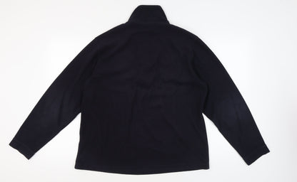 Mens UK Size XL Hawkshead Black 1/2 Zip Sweatshirt