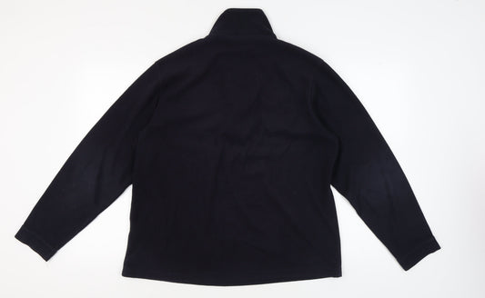 Mens UK Size XL Hawkshead Black 1/2 Zip Sweatshirt
