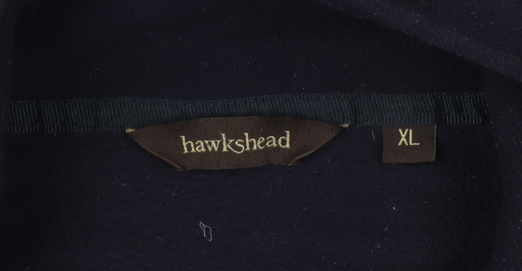 Mens UK Size XL Hawkshead Black 1/2 Zip Sweatshirt