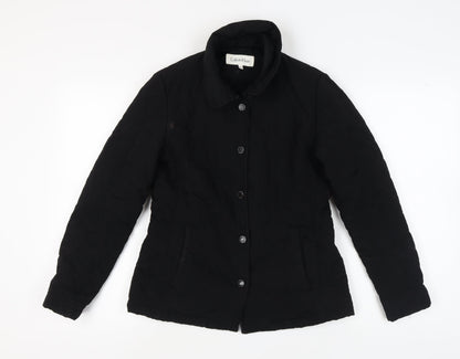 Womens UK Size PXS Calvin Klein Black Quilted Coat