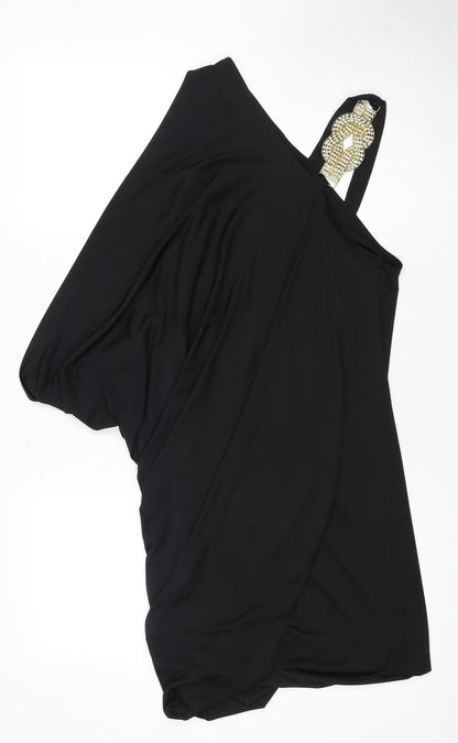 Unique Boutique Women's Black Sleeveless Top Size 2