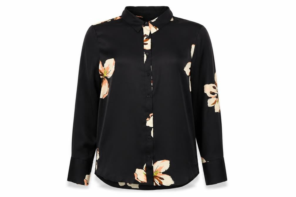Womens UK Size 12 Autograph Black Blouse Blouse