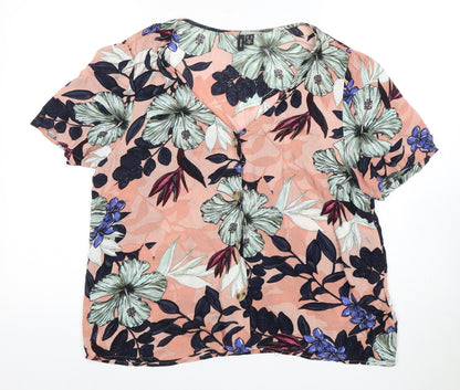 Womens UK Size XL VERO MODA Multicoloured  Button-Up