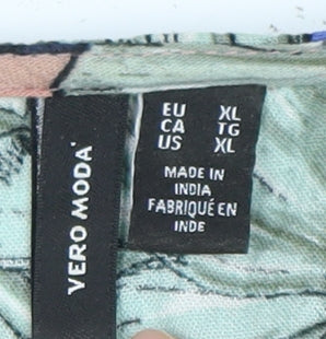 Womens UK Size XL VERO MODA Multicoloured  Button-Up