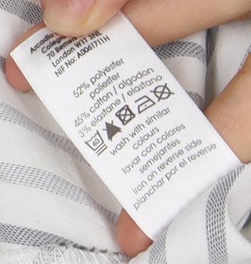 Evans Women's White 3/4 Sleeve Striped Button-Up Top