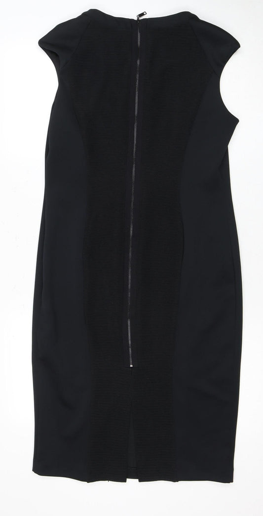 Marks and Spencer Women's Black Sheath Dress Size 14