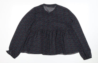 Womens UK Size 8 Zara Multicoloured  Blouse