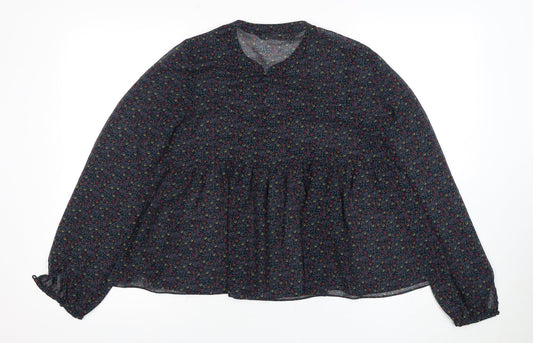 Womens UK Size 8 Zara Multicoloured  Blouse